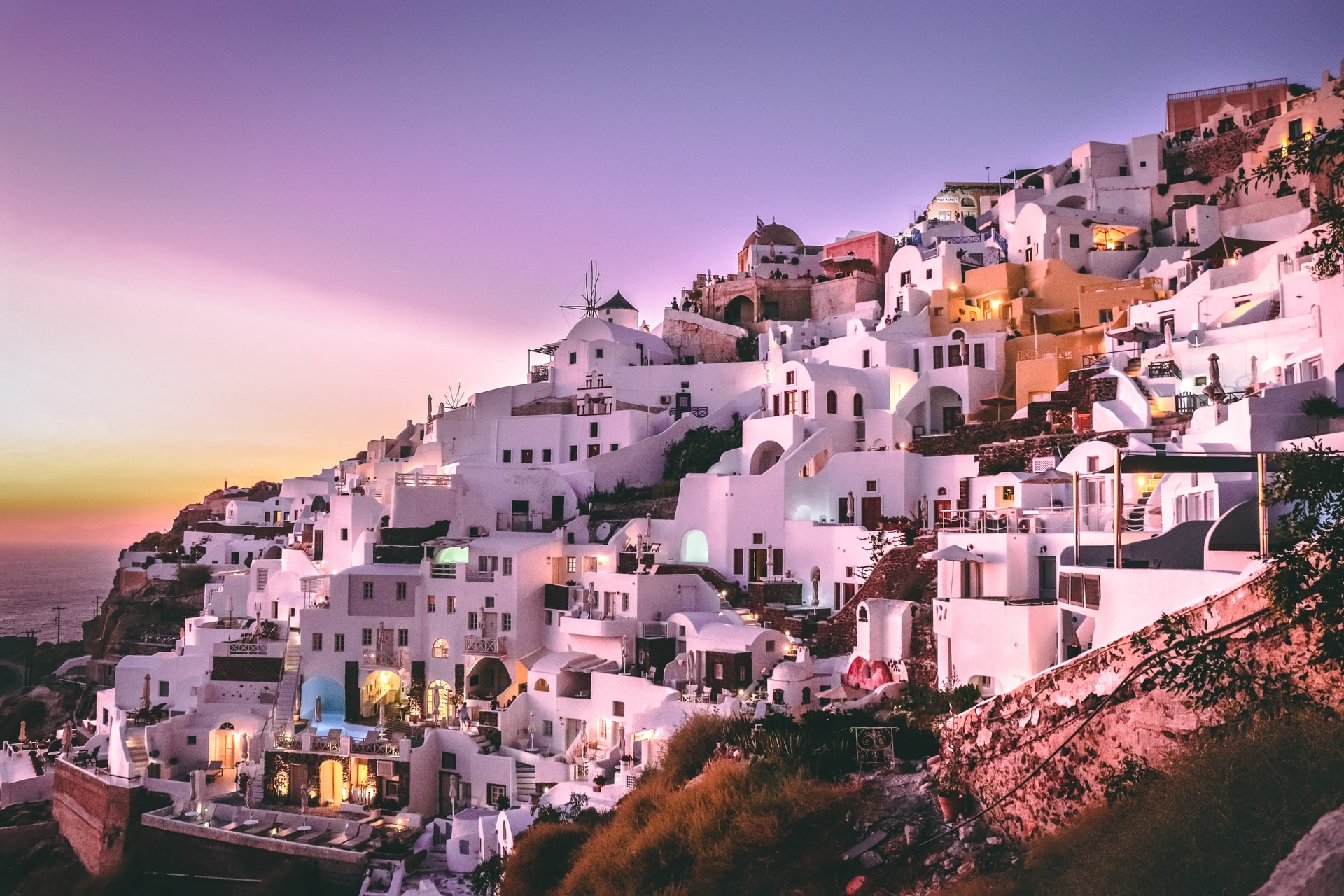 The Greek Magical hillside city
